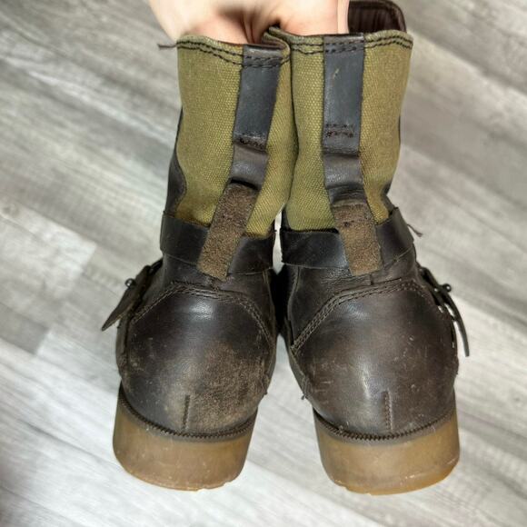 Teva Womens DE LA VINA Low Brown Boots Womens Waterproof Leather Canvas Size 8 - Picture 7 of 9